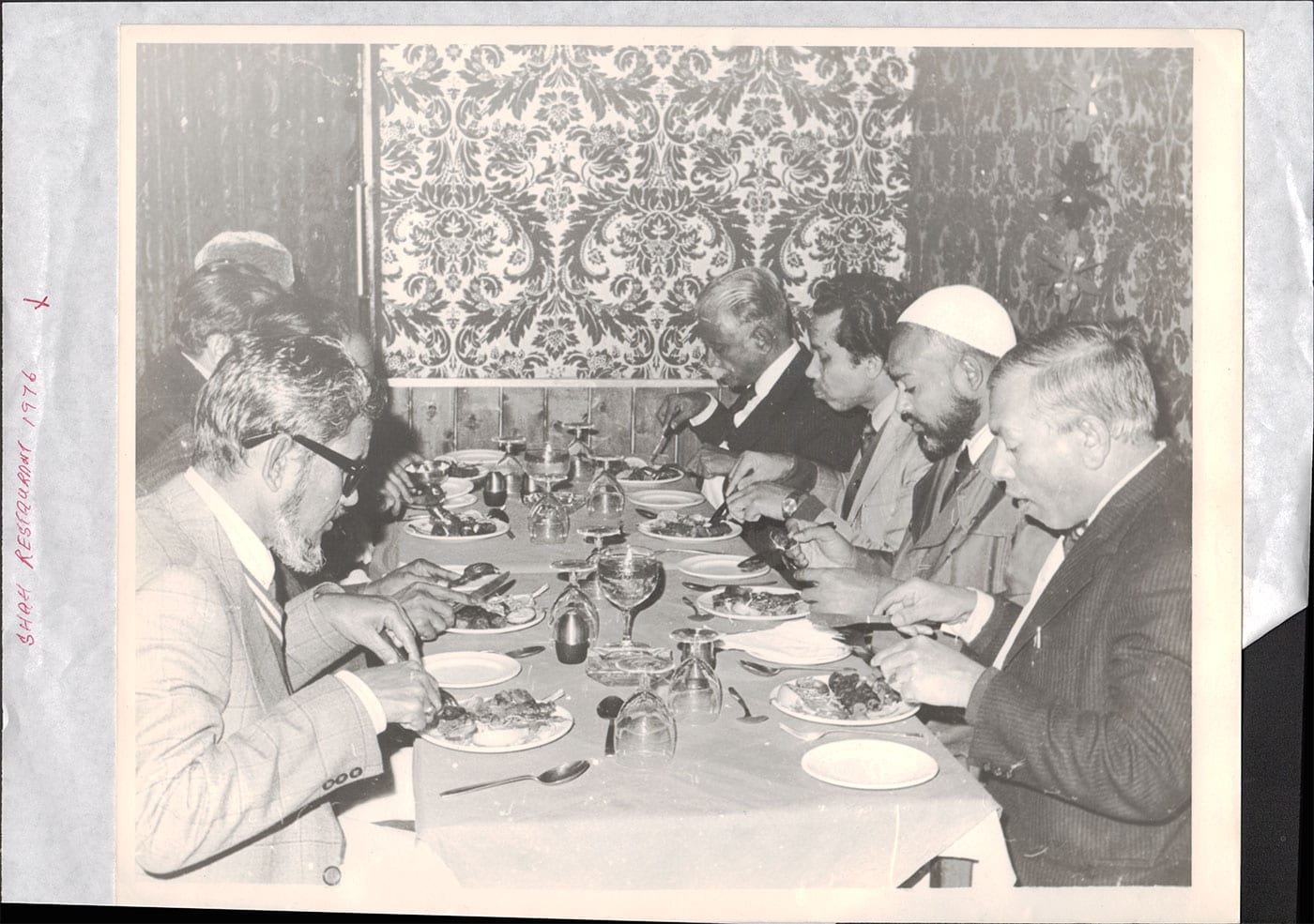 Shah Restaurant in 1976, part of the generation of family-run Bangladeshi restaurants that spread across the city.